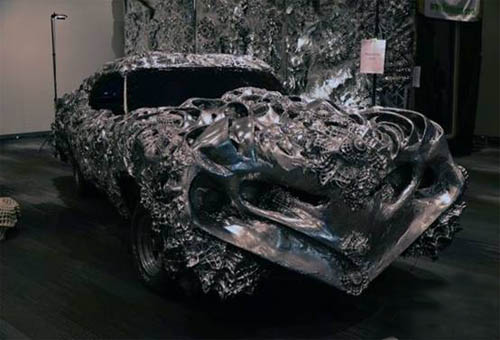 奇妙な3Dプリントカー